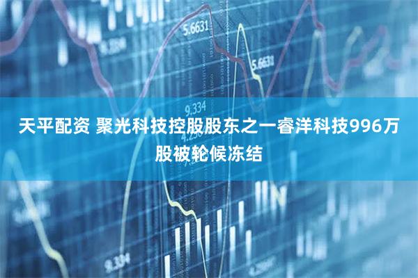 天平配资 聚光科技控股股东之一睿洋科技996万股被轮候冻结